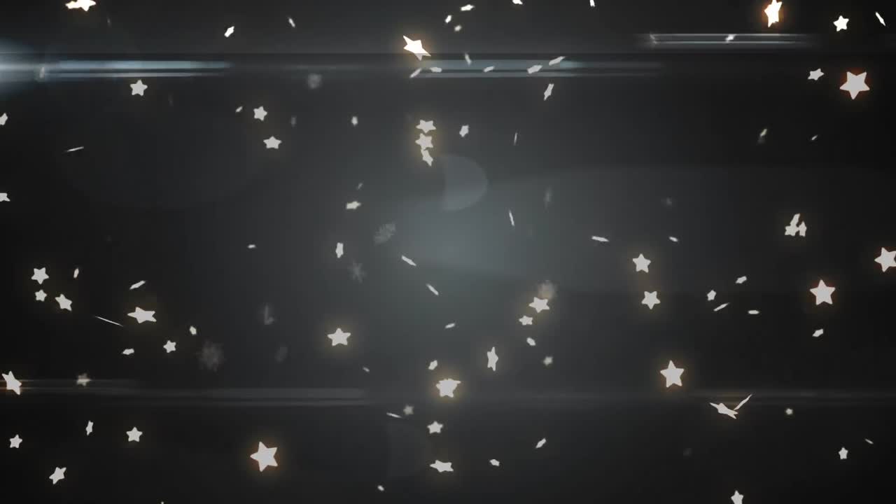 ⁇ 은 배경 에 떨어지는 크리스마스 별 의 애니메이션
