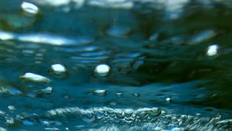 view of underwater bubbles.