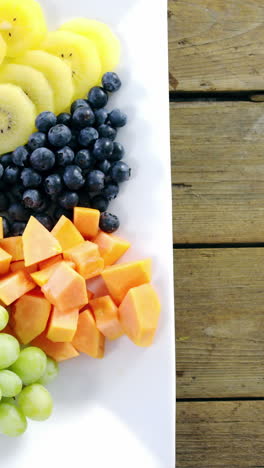 various fruits in tray