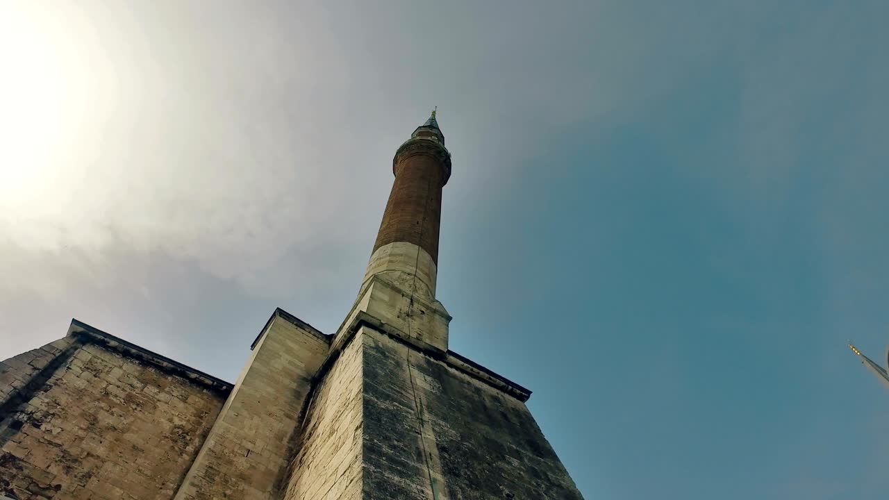 Hagia Sophia in summer Istanbul at sunny day, Turkey