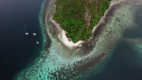 top shot of beautiful nature on catanduanes island, philippines