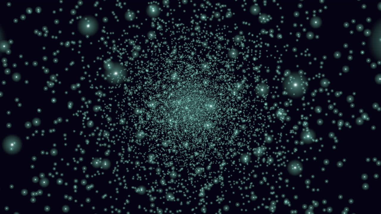 círculos estelares estrellas brillantes en un cielo oscuro