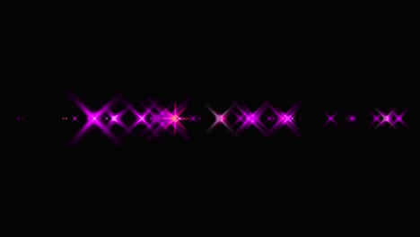 animación de partículas de estrellas brillantes gráficos de movimiento