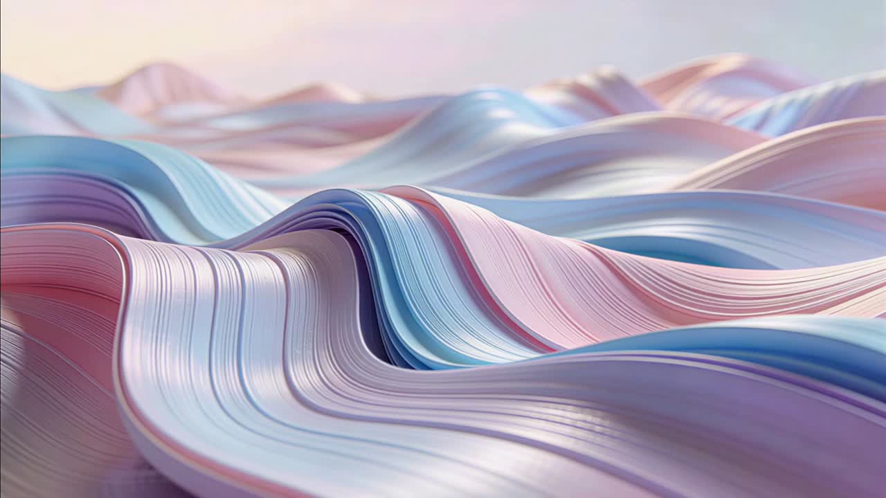 3D Abstract Seamless Animation Background