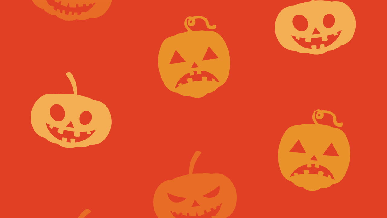 El patrón de la calabaza de Halloween