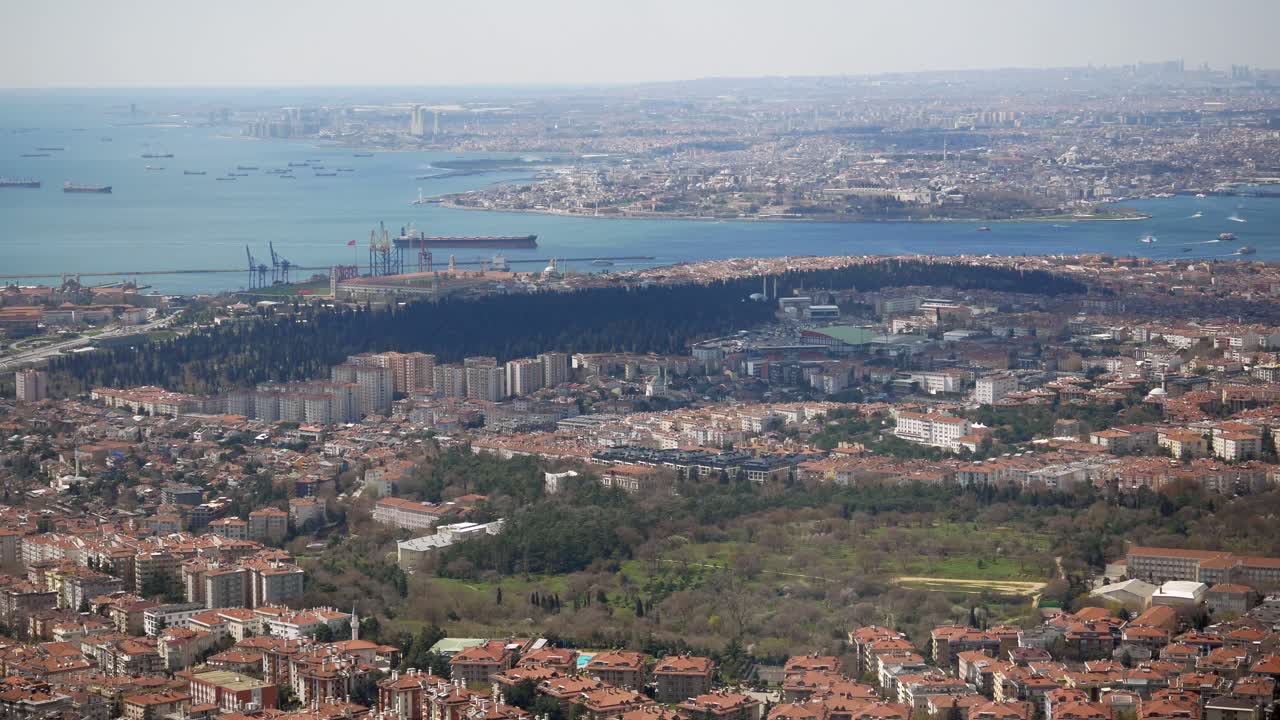 vista aérea de estambul, turquía