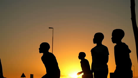 players playing football in the ground 4k