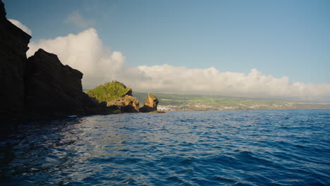 boat tour around the island villa franca do campo