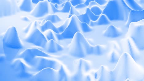 estilo azul blanco creativo abstracto bajo fondo poli en 4k. patrón ondulado abstracto se mueve en la superficie en bucle. animación suave sin costuras suave. simple bg geométrico minimalista.