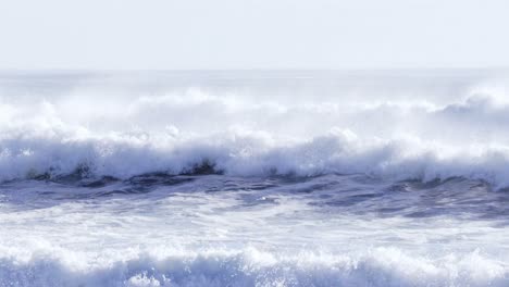 view of waves on seashore