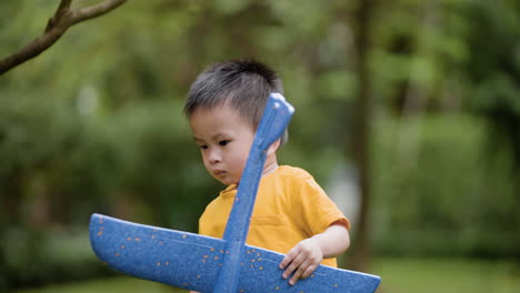 vietnamese child in a park