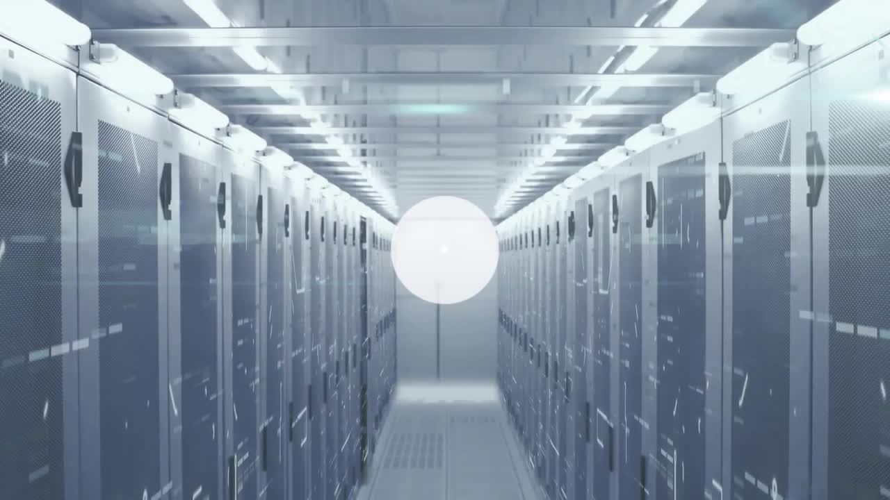 Central icon fading in triggers network nodes materializing and connecting, visualizing data growth