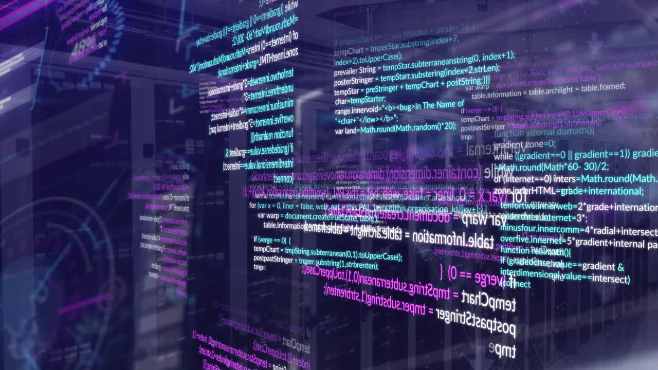 animación del procesamiento de datos sobre el paisaje urbano