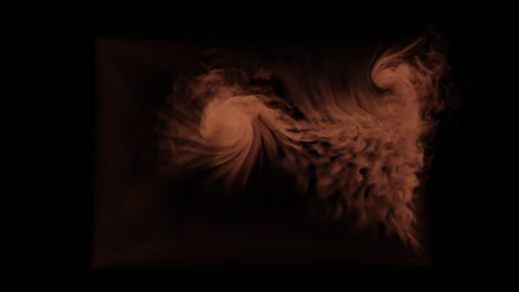 diseño abstracto de humo marrón