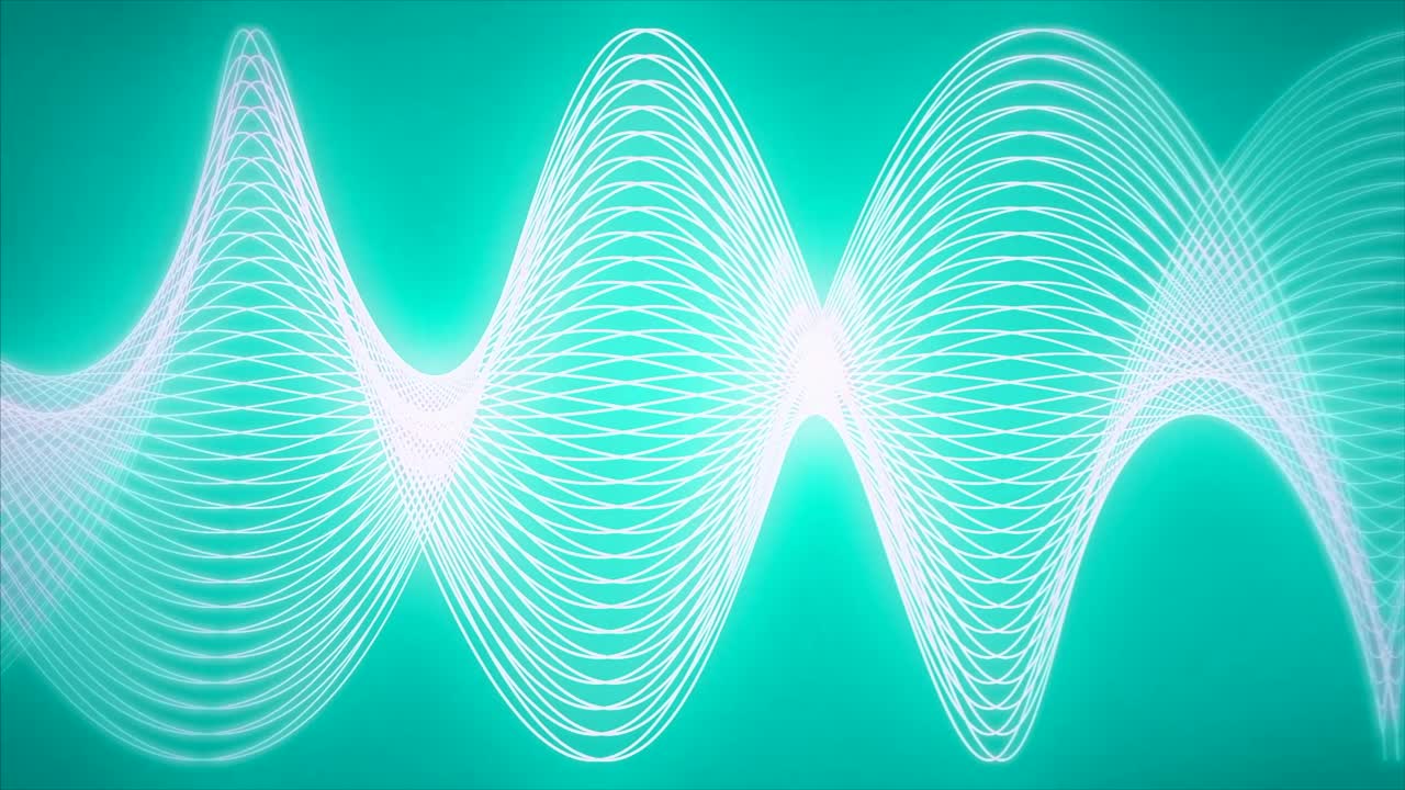 추상적인 푸른색 파동 패턴