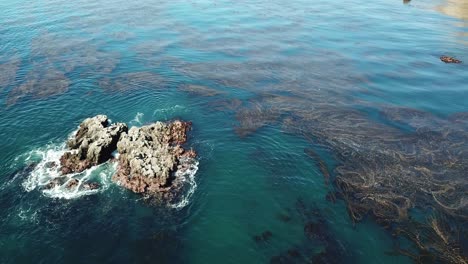 rocky coastline aerial view hd