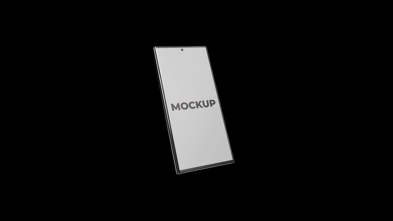 Template mockup realistico Samsung S24 per presentazione di app mobile e vetrina del dispositivo