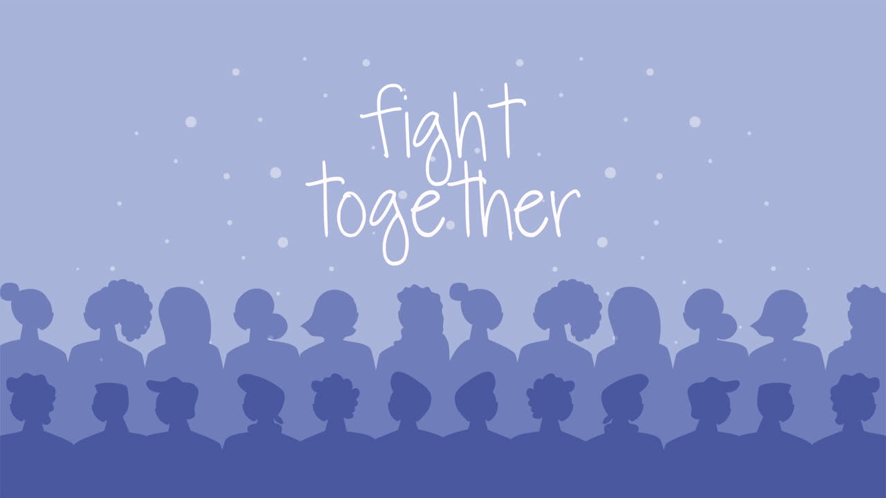 covid-19에 대한 함께 싸우기 캠페인