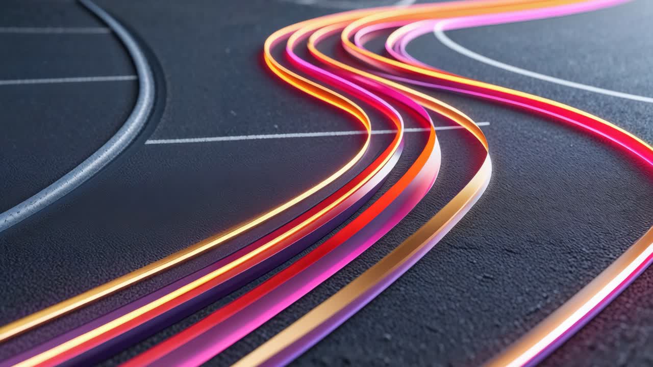 Abstract lines and curves