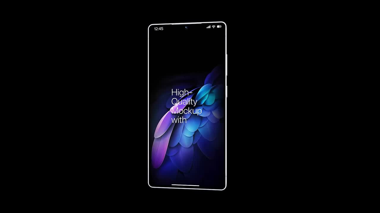 Clean phone mockup S25 Ultra template for app showcase and mobile presentation