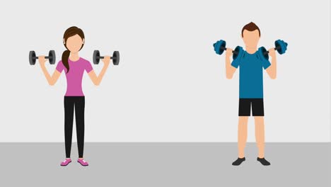 personas con un estilo de vida saludable