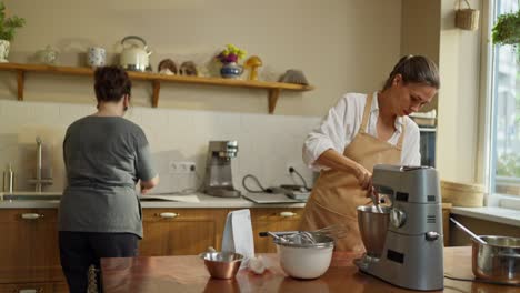 woman baking in the kitchen