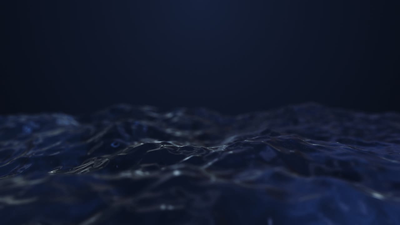Dark blue abstract waves