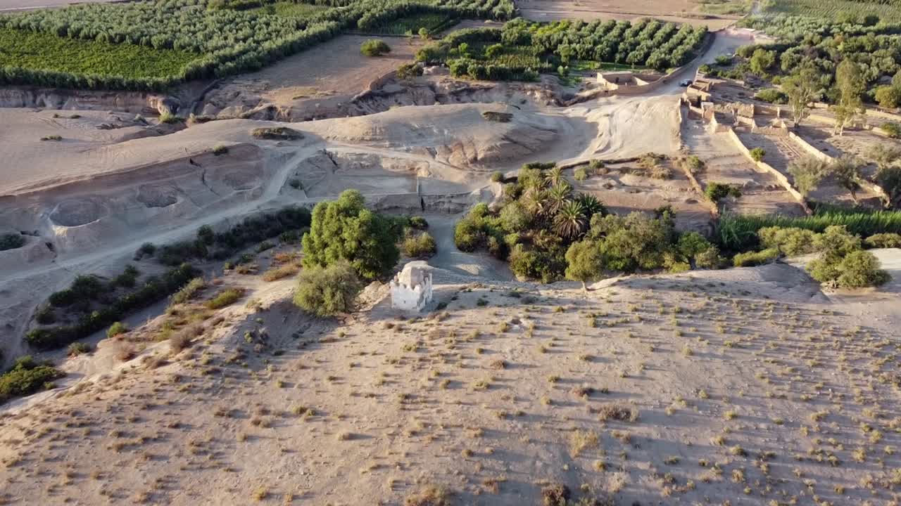 vistas aéreas del paisaje de marruecos