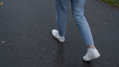 person walking on a street