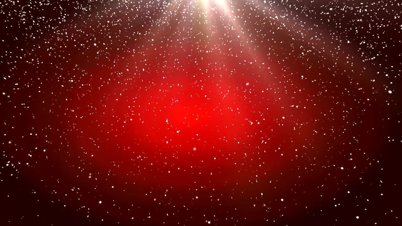 La nieve está cayendo.