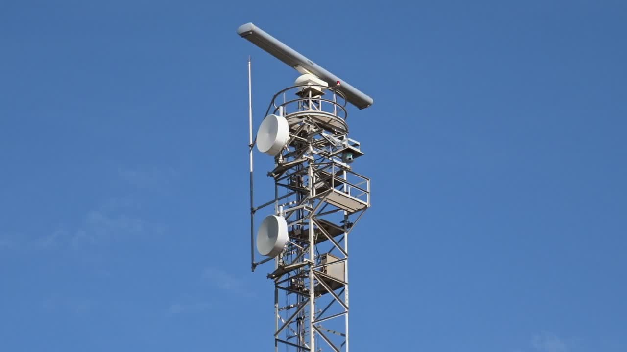 회전 x 밴드 해양 레이더 안테나