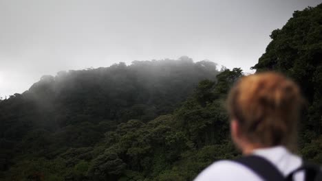 foggy mountains in monte verde, costa rica
