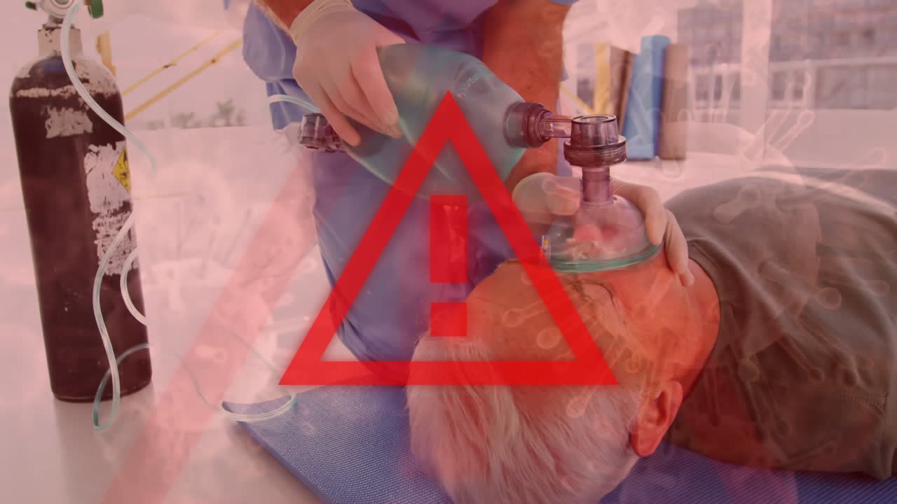 이 애니메이션은 covid-19의 확산과 응급 의료 대응에 미치는 영향을 보여줍니다.