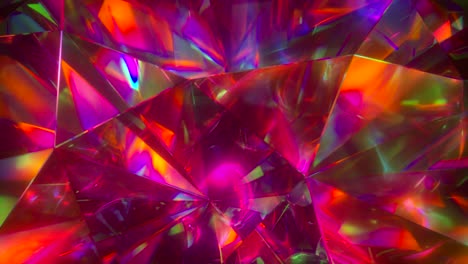 piedra preciosa de cristal abstractamente facetada