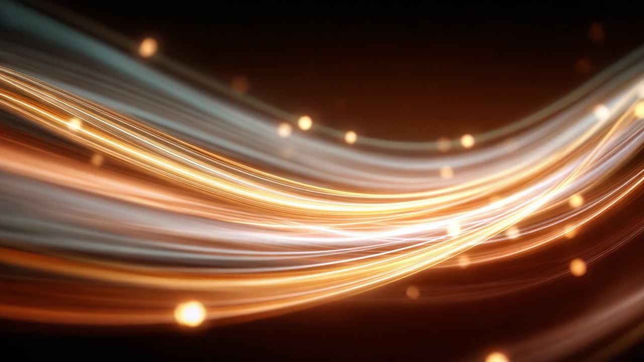 Dynamic Light Trails and Ethereal Glow: A Stunning Exploration of Vibrant Waves and Radiant Particles in Motion Captured in a Captivating Visual Experience