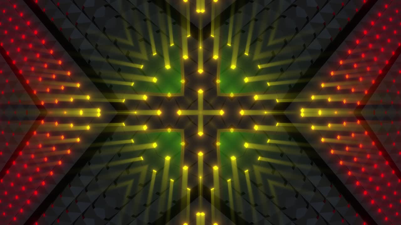 Geometric LED Light Pattern