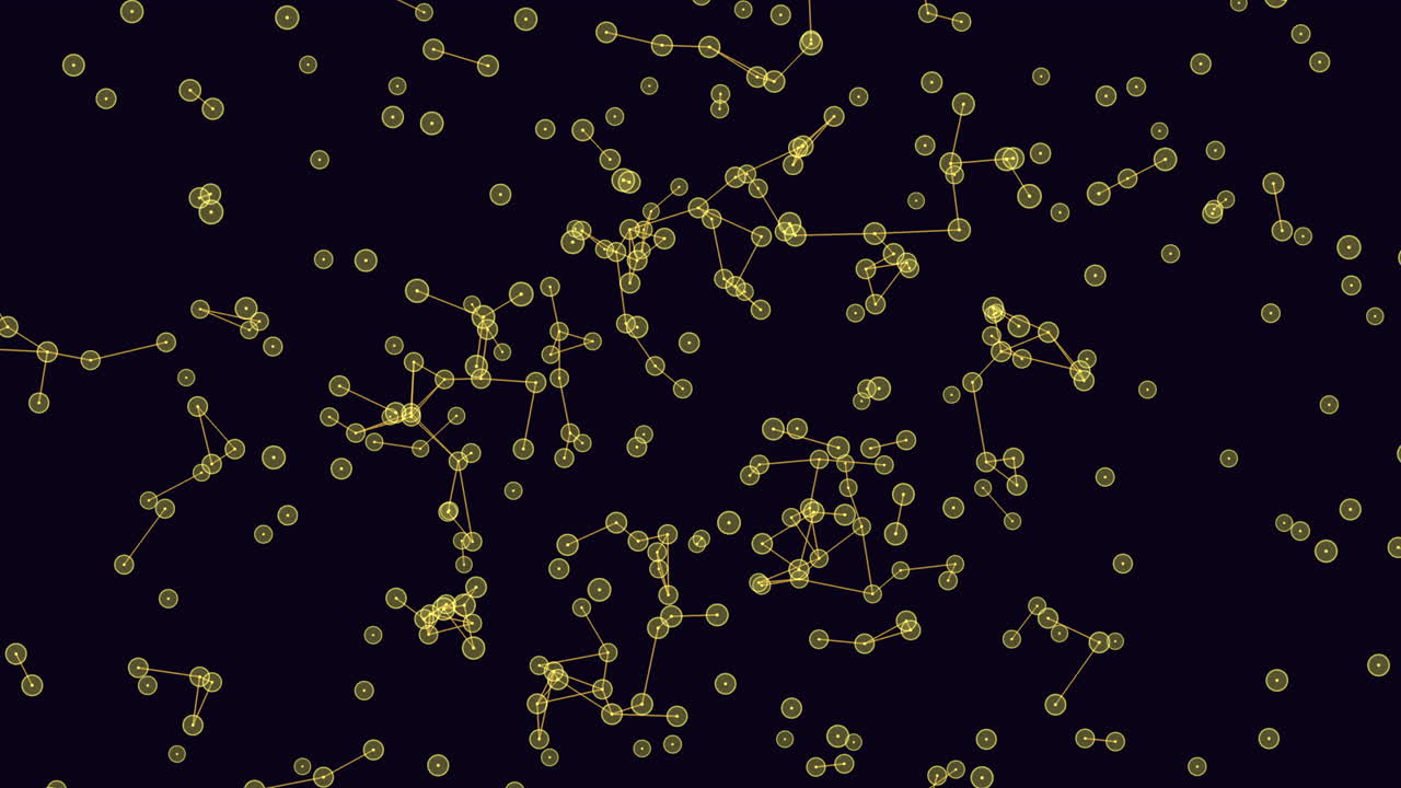 A captivating image featuring a black background adorned with golden dots arranged in a constellation-like pattern, creating a stunning resemblance to a starry night sky