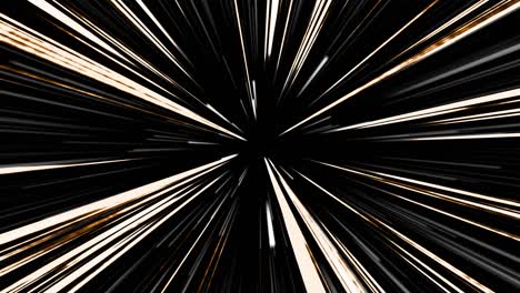 abstract comic light speed lines moving rotation on black background. 4k anime radial action speed line motion effect element background.