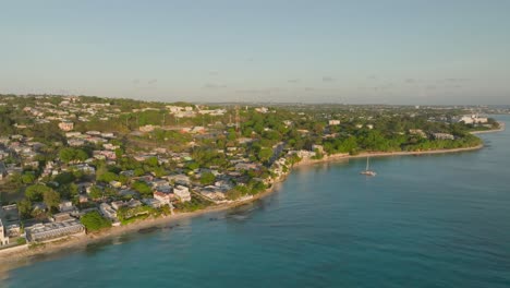scenic vista across western barbados, vast landscape view