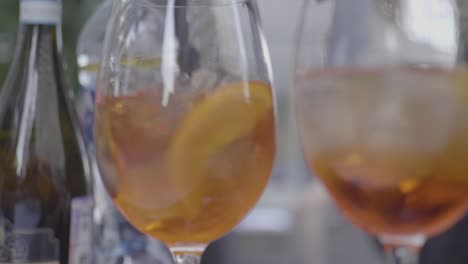 aperol spritz cocktails