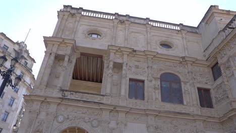 roman, moorish stylish spanish building in seville, spain