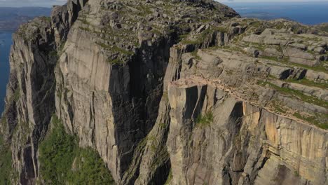 Luftaufnahmen-Kanzelfelsen-Preikestolen-Wunderschöne-Natur-Norwegen