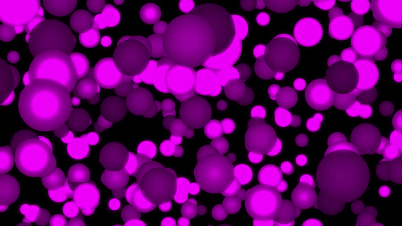 Large size dot ball moving animation motion graphics