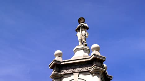 confederate mothers monument in texarkana with video panning left to right