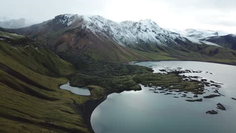 Paisaje-Auténtico-Y-Desierto-De-Islandia