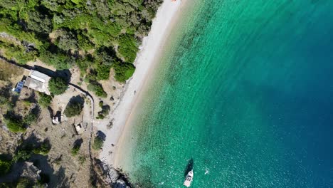 aerial drone view of boats ships cruise sail sailing croatia adriatic sea yachts