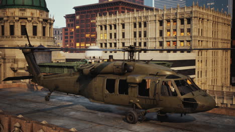 military helicopter in new york city