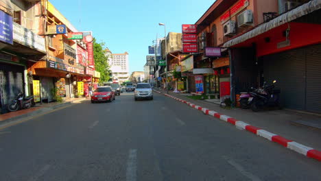 SLOW-MOTION-|-POV-Car-driving-through-city-in-Thailand