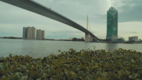 this is a time lapse of the bank in bangkok