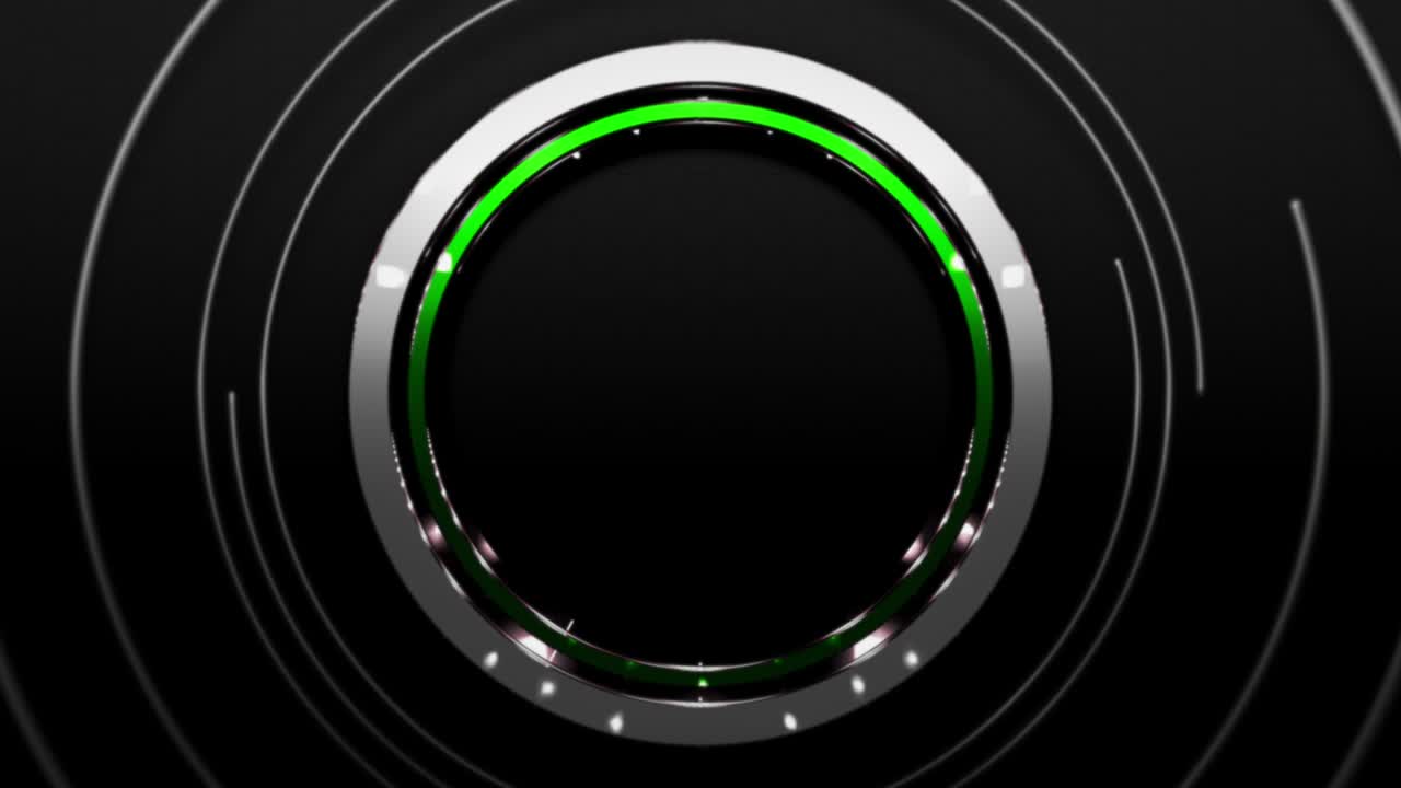 círculos verdes de gradiente